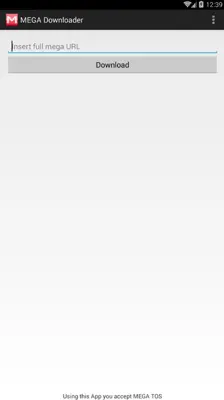 MEGA Downloader android App screenshot 0