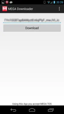 MEGA Downloader android App screenshot 4